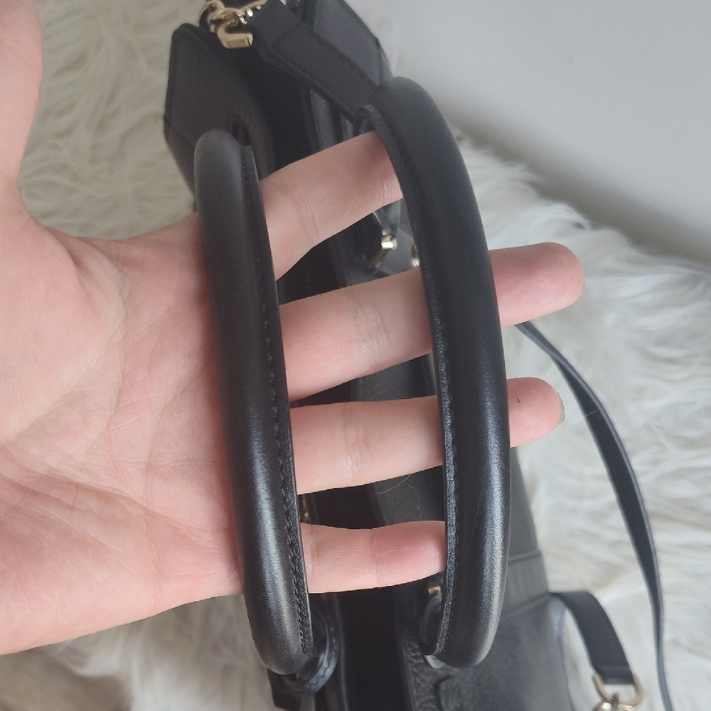 Michael Kors Black Satchel with Gold Hardware - Picture 9 of 13